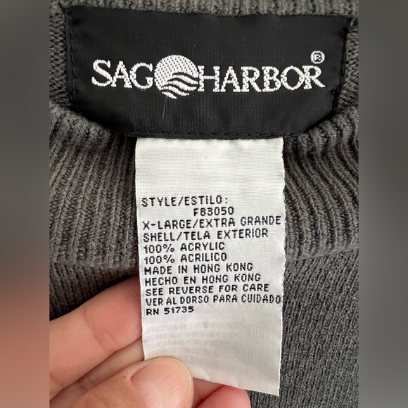 Sag Harbor XL Women’s Grey Long Sleeve Sweater - Picture 8 of 10